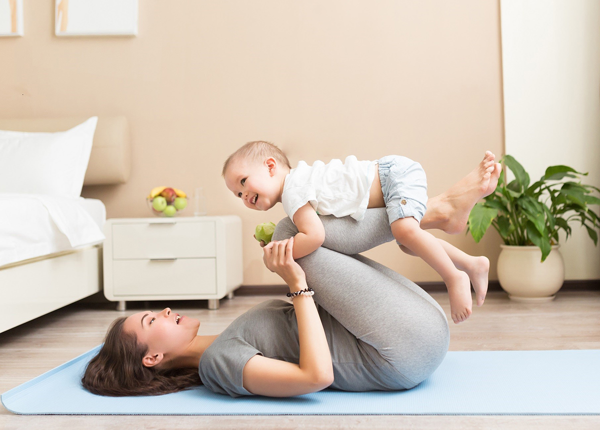 Áp dụng các cách giảm cân sau sinh em bé tại nhà để lấy lại vóc dáng thon gọn.