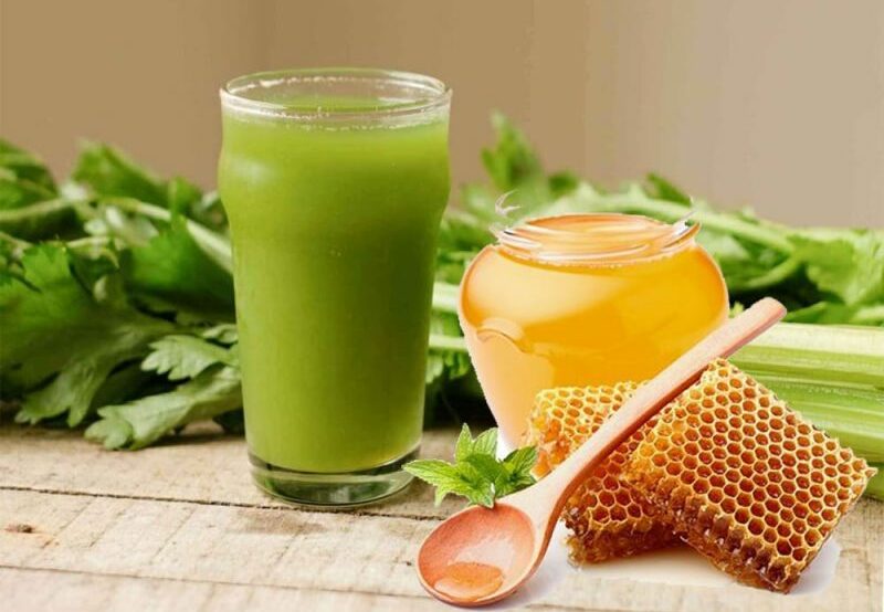 Uống mật ong với cần tây giúp cải thiện vóc dáng và sức khỏe.