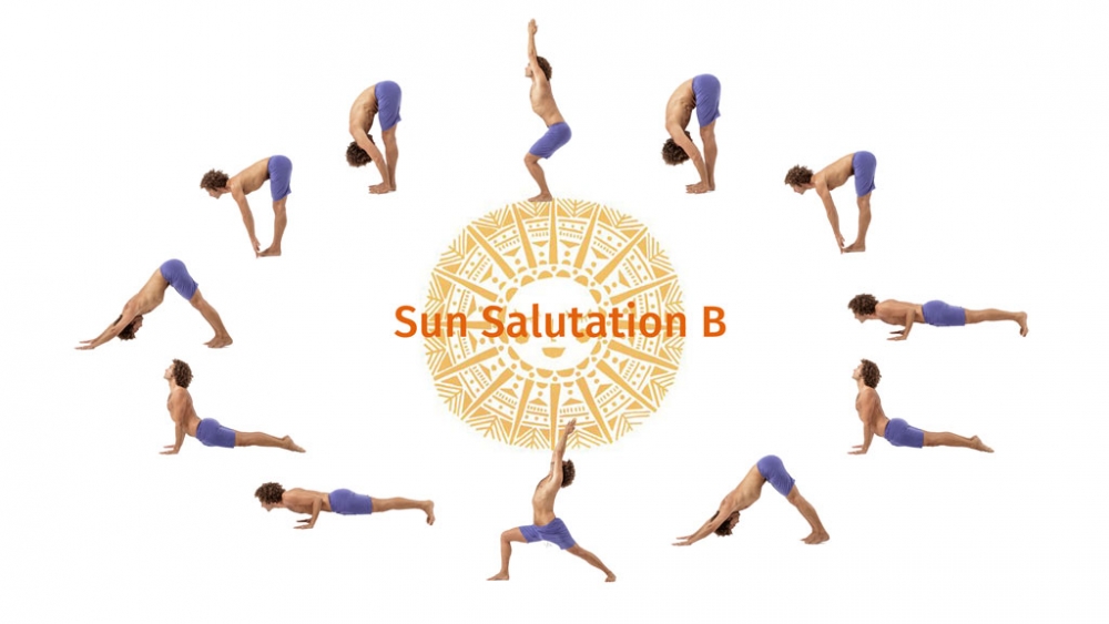 Vinyasa yoga chào mặt trời là chuỗi tư thế kết hợp 6 động tác.