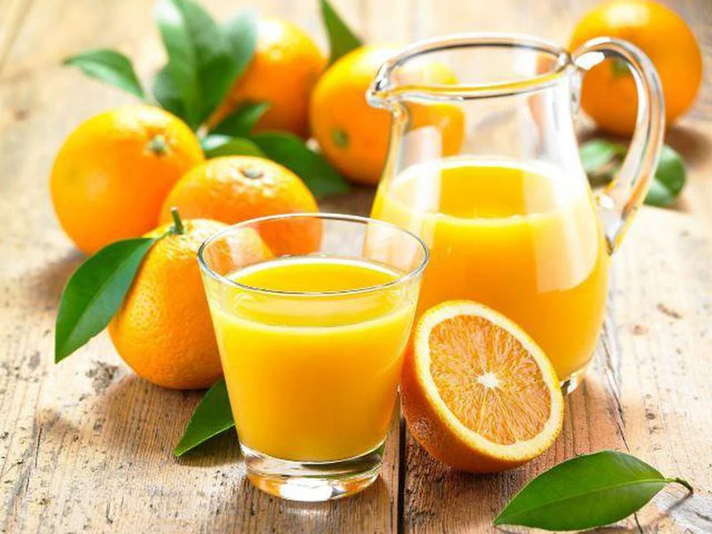 Cách mix nước ép giảm mỡ bụng từ cam