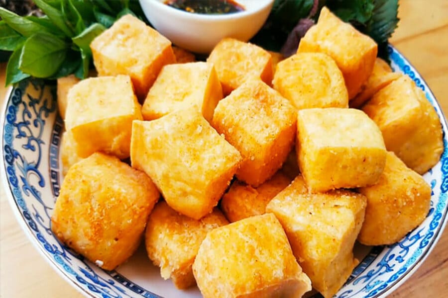 100g đậu phụ rán chứa bao nhiêu calo