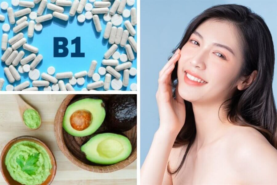 vitamin b1 có tác dụng gì cho da