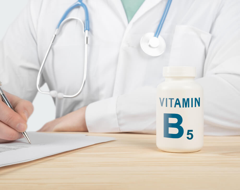 Dùng Vitamin B5 theo hướng dẫn của bác sĩ.