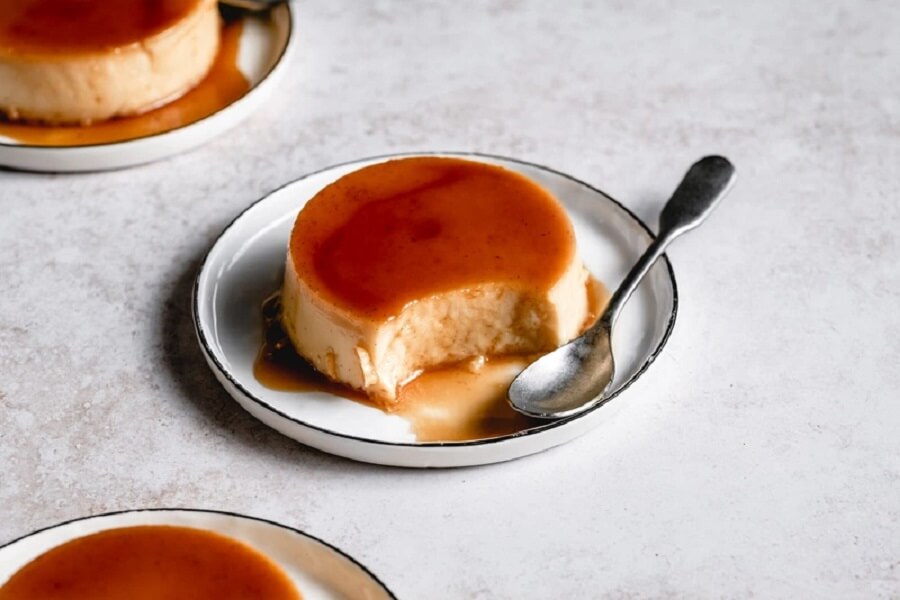 bánh flan bao nhiêu calo