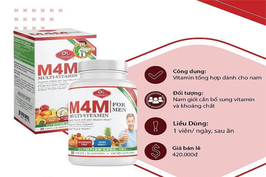 vitamin tổng hợp cho nam