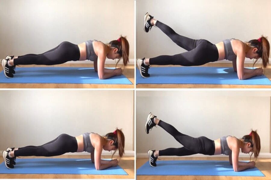 bài tập plank giảm mỡ bụng