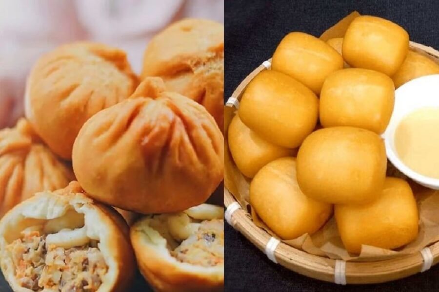 bánh bao chiên bao nhiêu calo