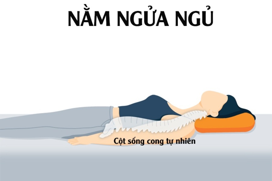 tư thế nằm giảm đau đầu