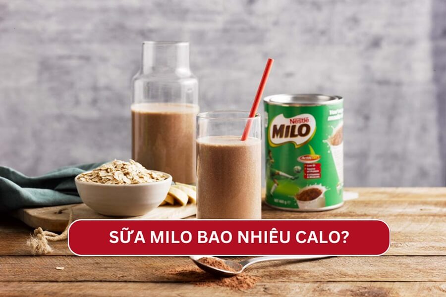 sữa milo bao nhiêu calo