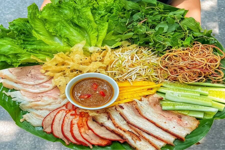 bánh tráng cuốn thịt heo bao nhiêu calo