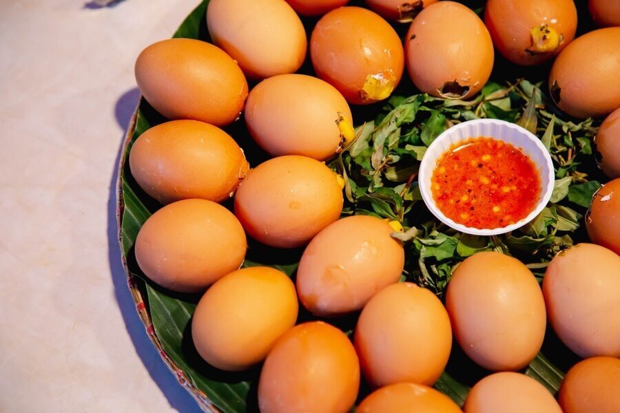 hột gà nướng bao nhiêu calo