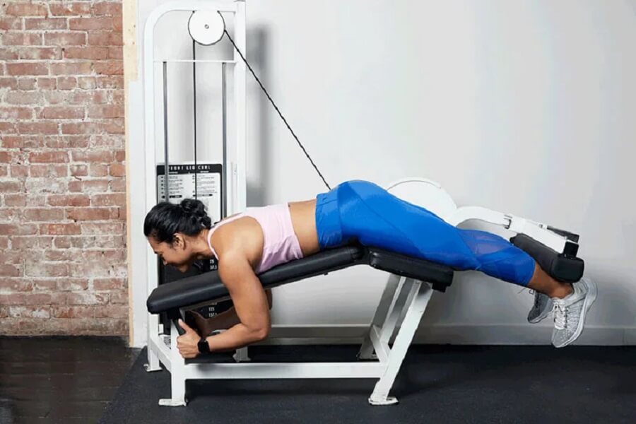 các bài tập chân cho nữ tại phòng gym