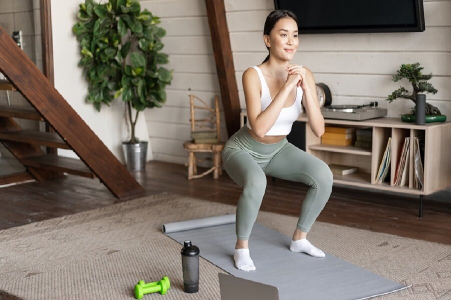 các bài tập chân tại phòng gym