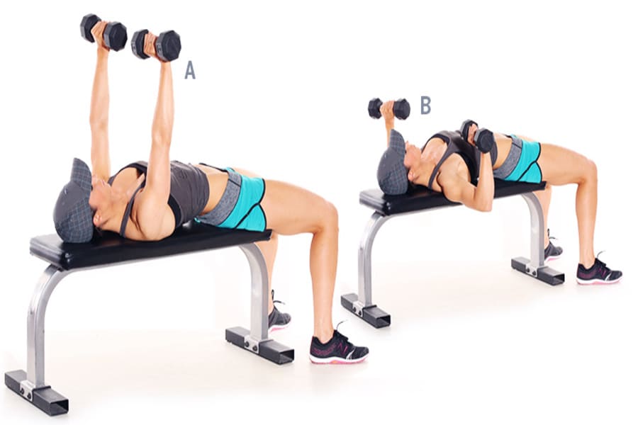 các bài tập ở phòng gym cho nữ