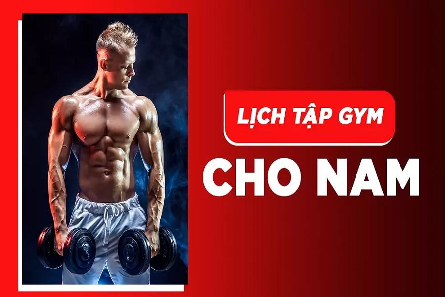 lịch tập gym 6 ngày 1 tuần