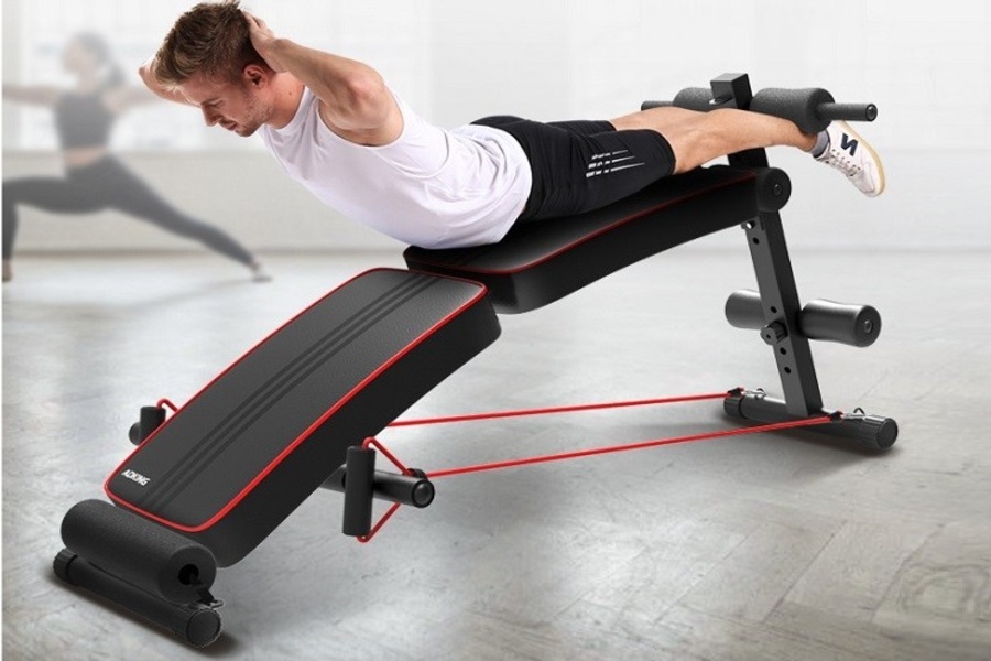 máy tập bụng phòng gym