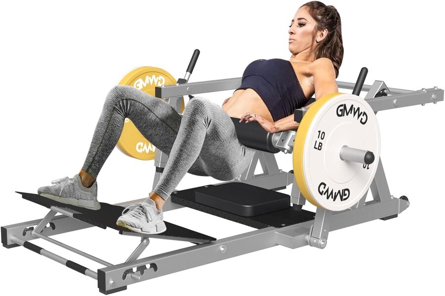máy tập mông ở phòng gym