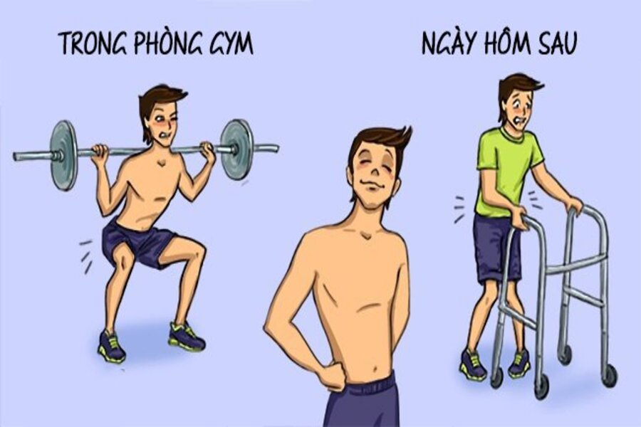 ngày đầu tập Gym
