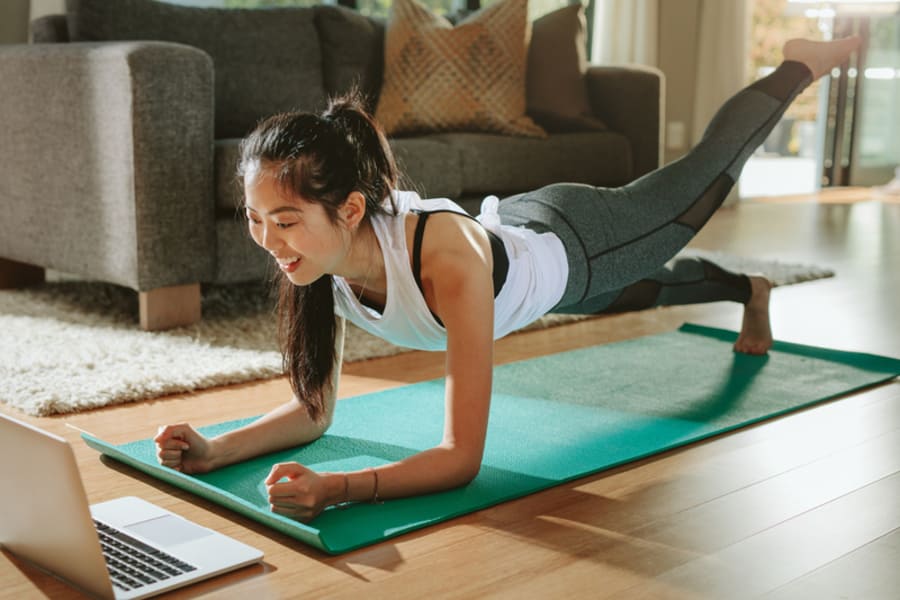 tập gym tại nhà cho nữ