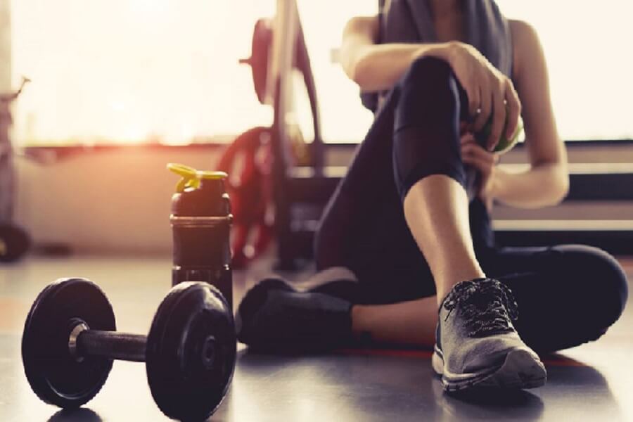 tới tháng có tập gym được không