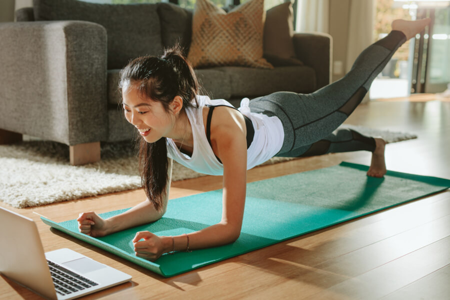 tự tập gym tại nhà cho nữ