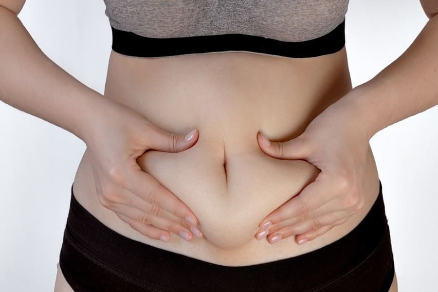 làm sao để giảm mỡ bụng