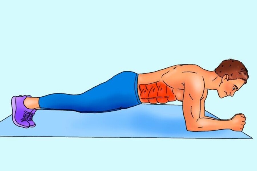 các bài tập bụng tại nhà