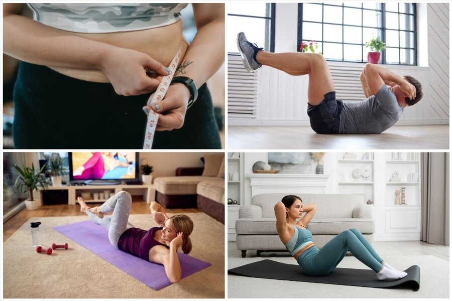 các bài tập nhỏ bụng
