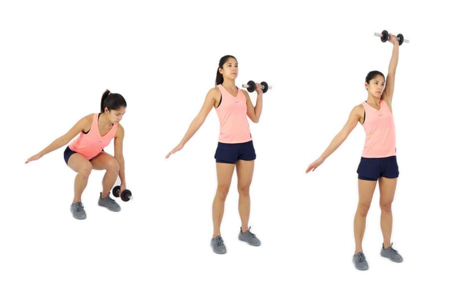 các bài tập tay với tạ đơn