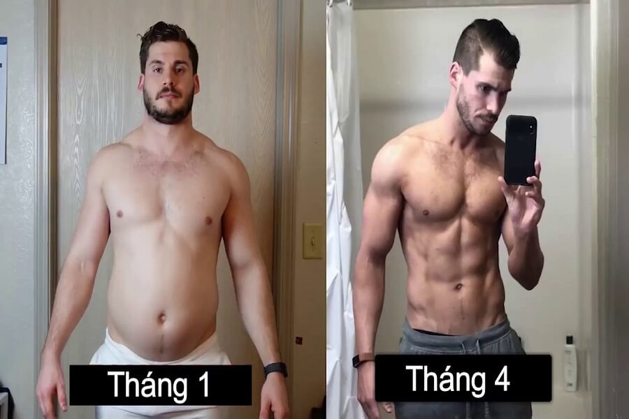 tập gym mấy tháng có kết quả