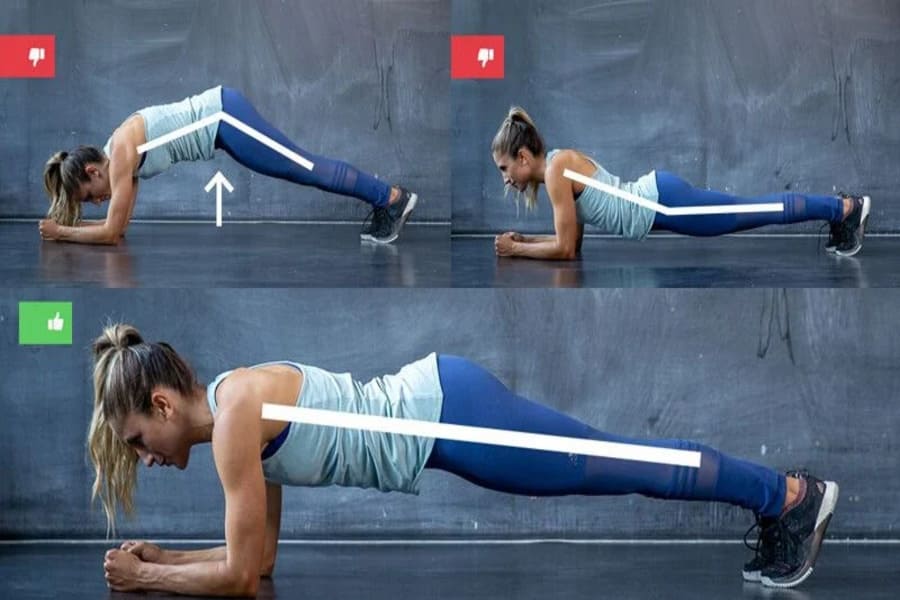 các bài tập plank
