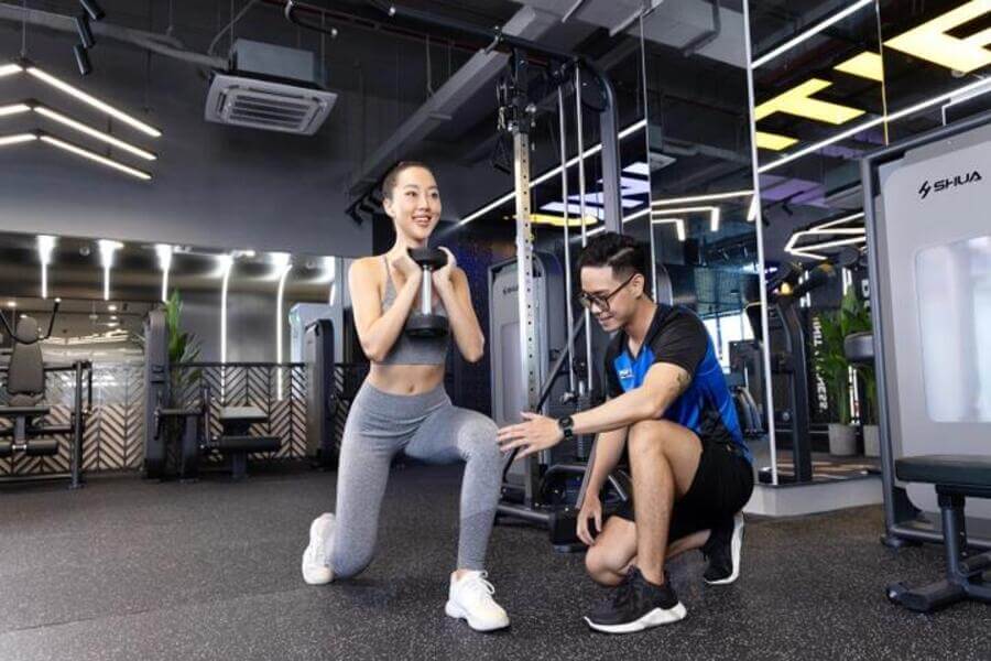 giá tập gym có pt