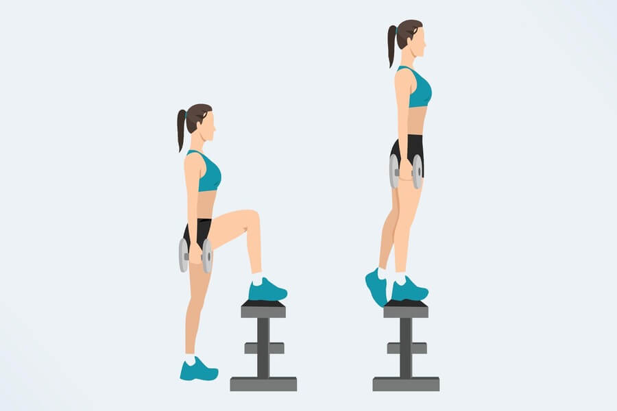 các bài tập gym chân
