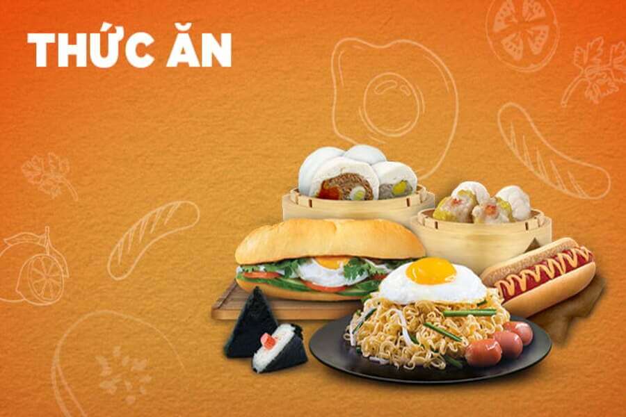 calo đồ ăn Circle K