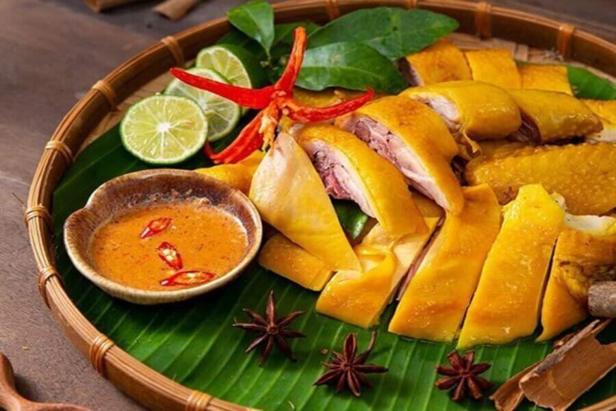 calo gà ủ muối