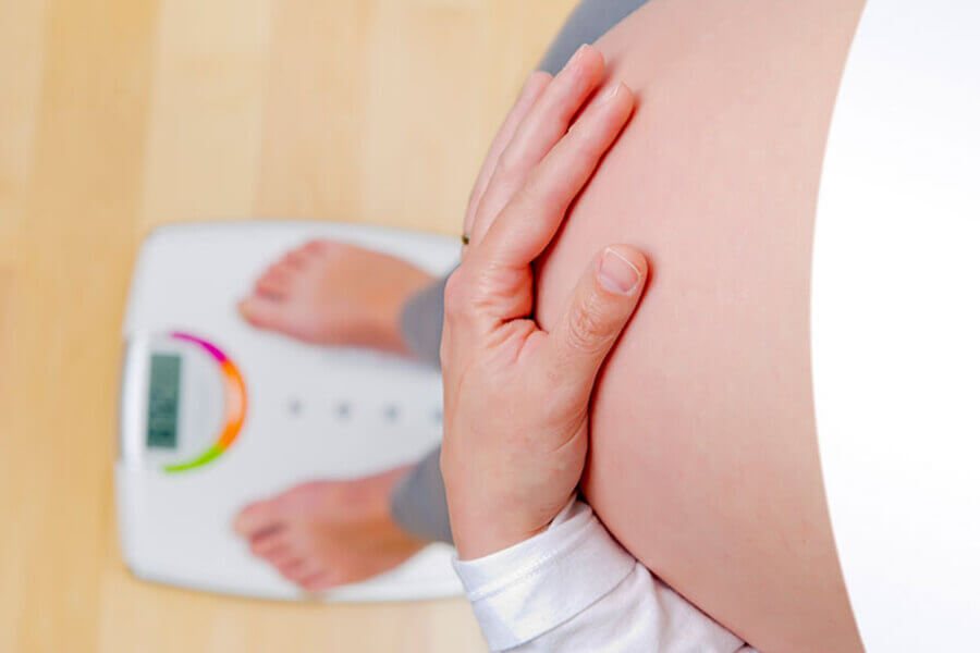 chế độ giảm cân cho bà bầu