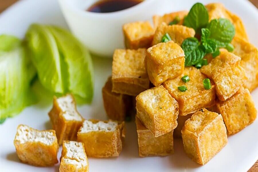 đậu hũ chiên bao nhiêu calo