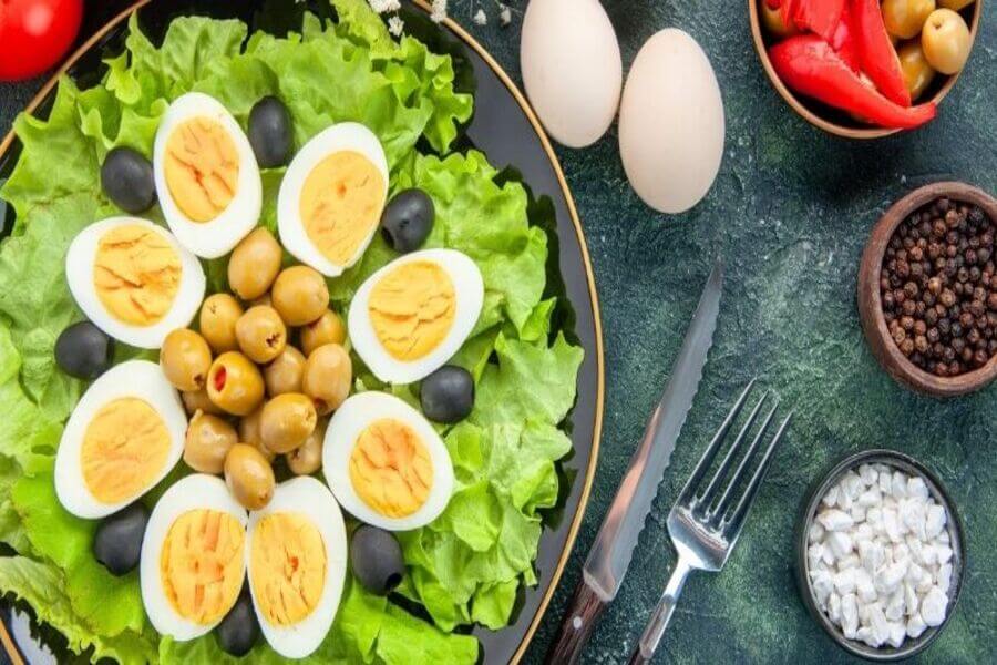 trứng luộc bao nhiêu calo