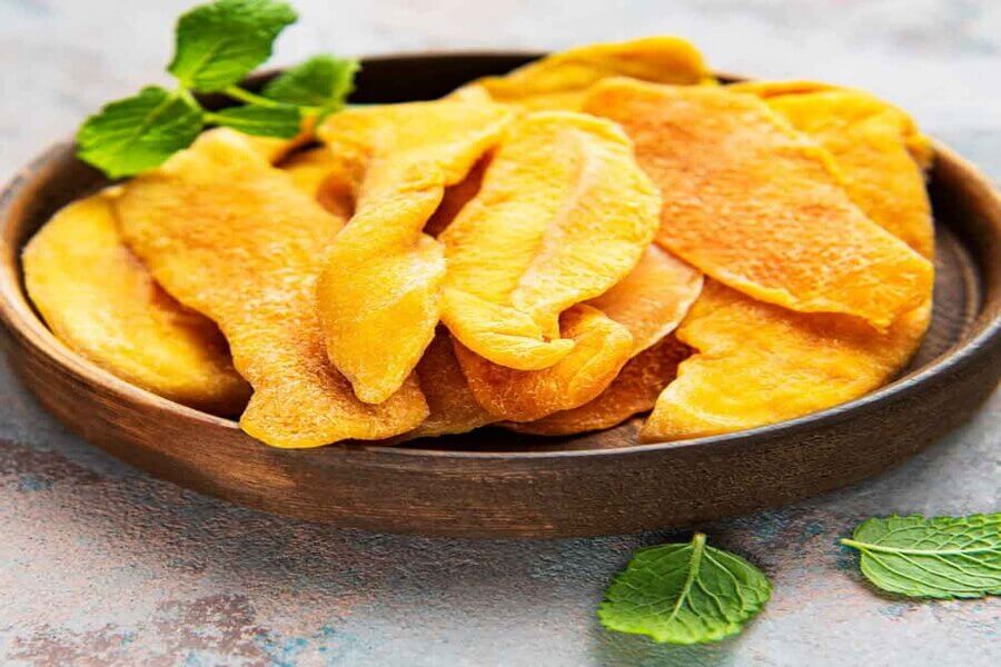 xoài sấy dẻo bao nhiêu calo