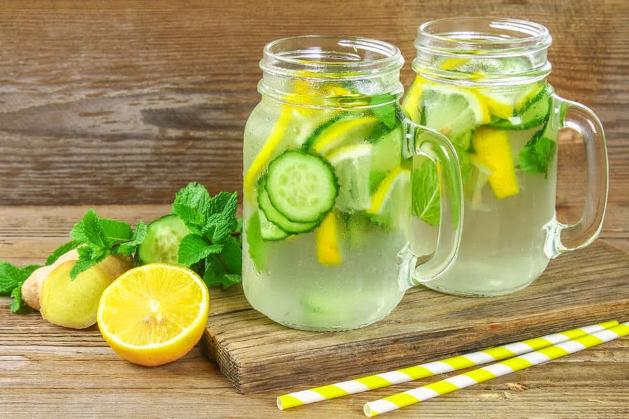 uống dưa leo với gừng có tác dụng gì