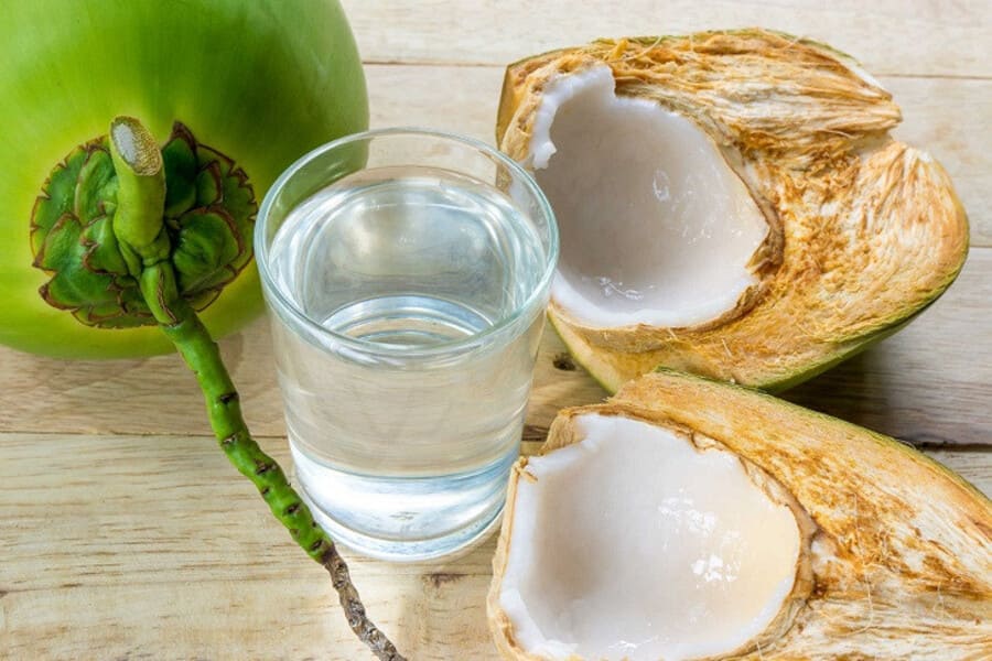 uống nước dừa có béo không