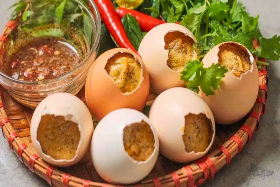 calo của trứng gà