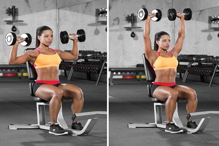 gymer nữ cơ bắp
