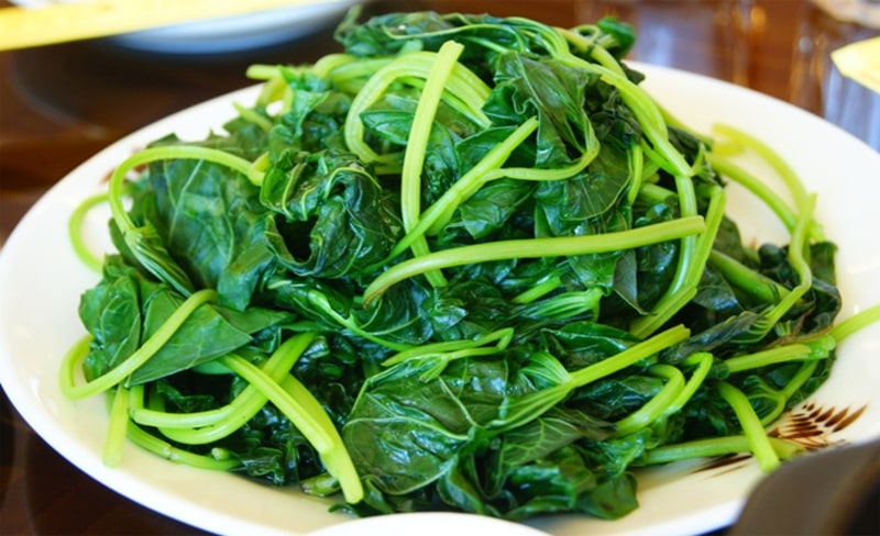 rau luộc bao nhiêu calo