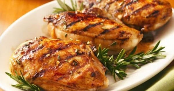 cách áp chảo ức gà