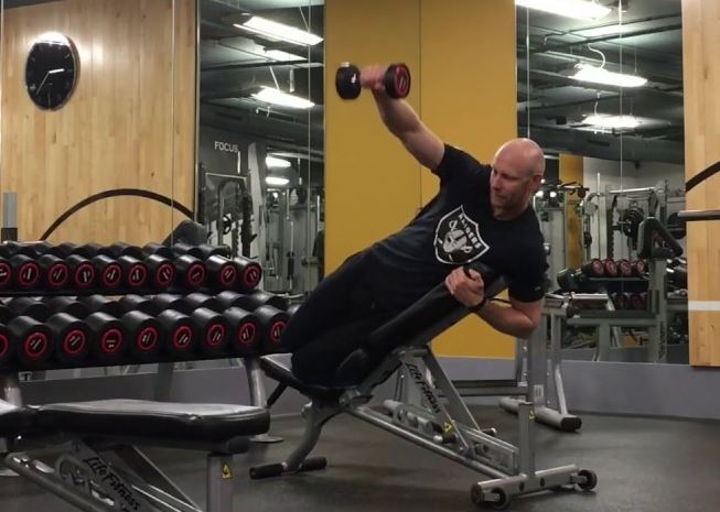 tập vai sau với tạ đơn