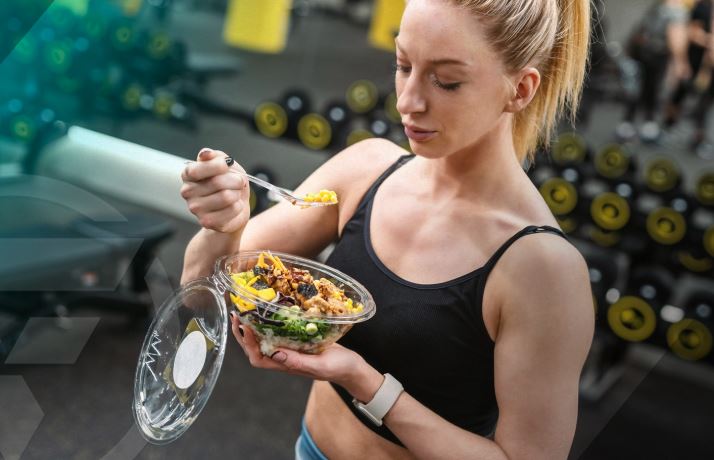 chế độ ăn uống khi tập gym