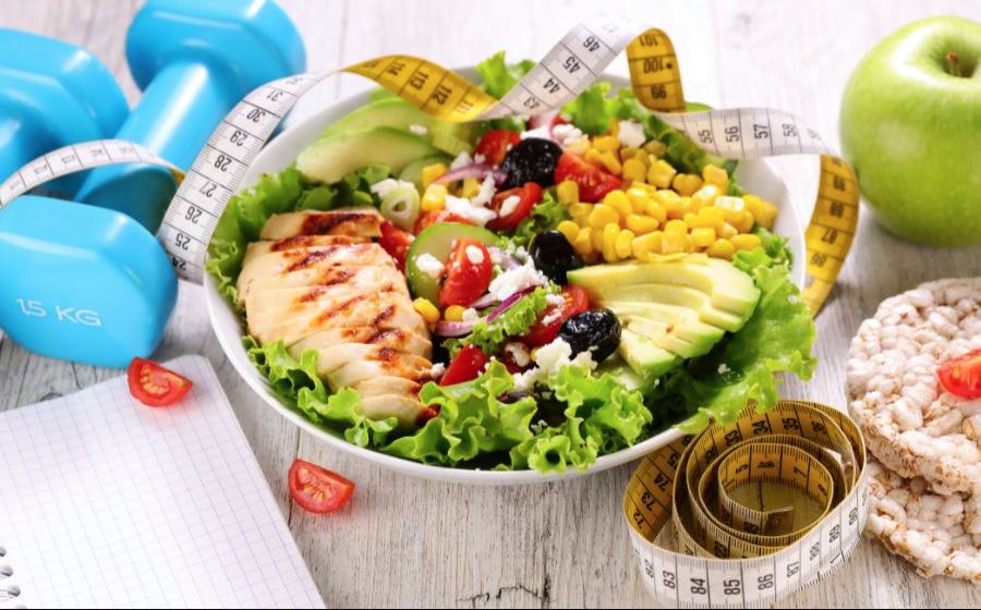 chế độ ăn uống và tập luyện giảm cân